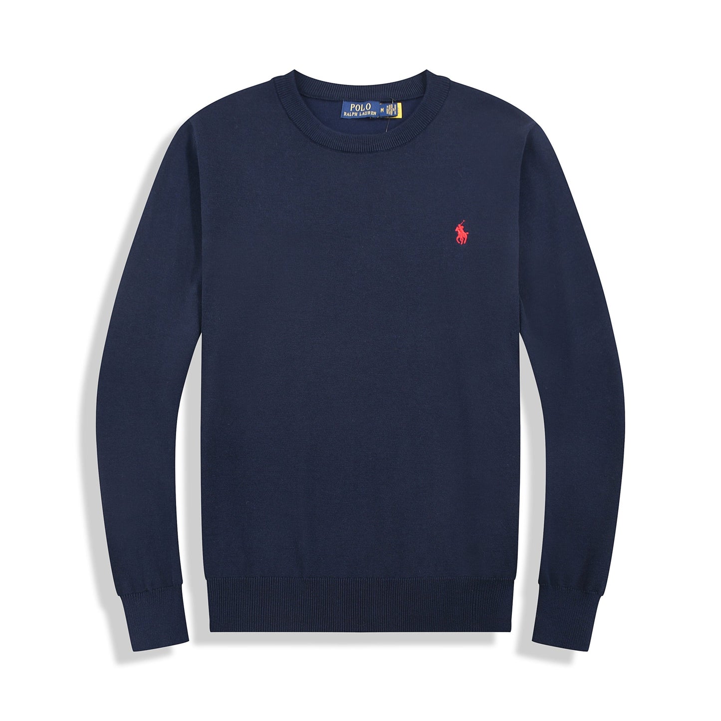 RⅬ Slim Fit Cotton Sweater