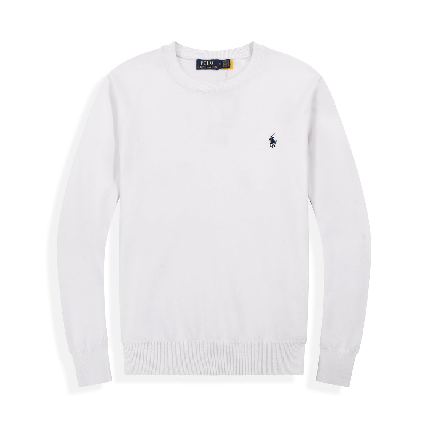 RⅬ Slim Fit Cotton Sweater