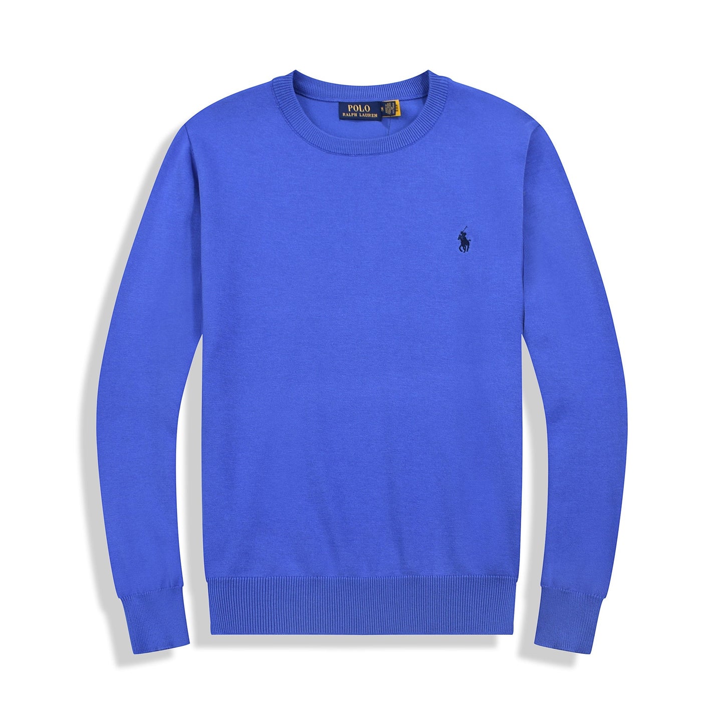 RⅬ Slim Fit Cotton Sweater