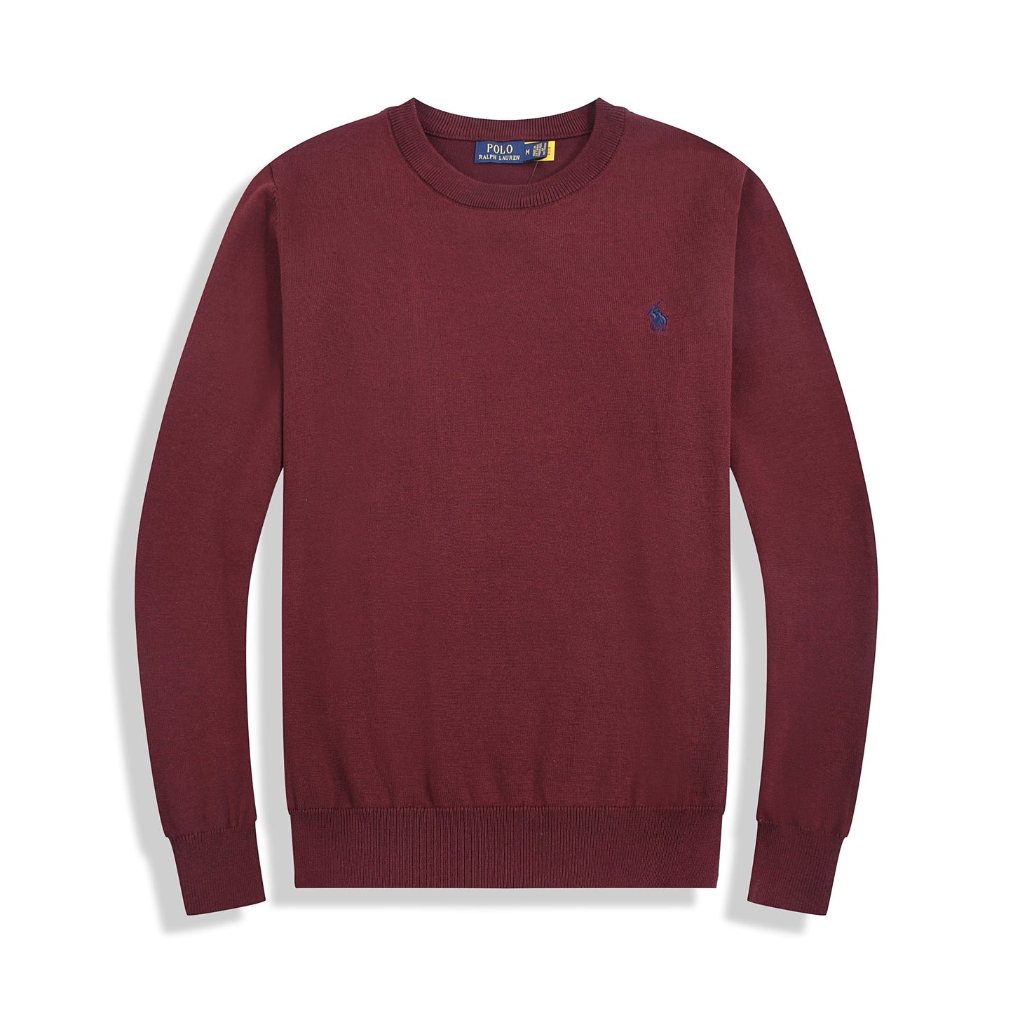 RⅬ Slim Fit Cotton Sweater