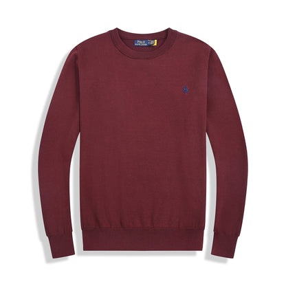 RⅬ Slim Fit Cotton Sweater
