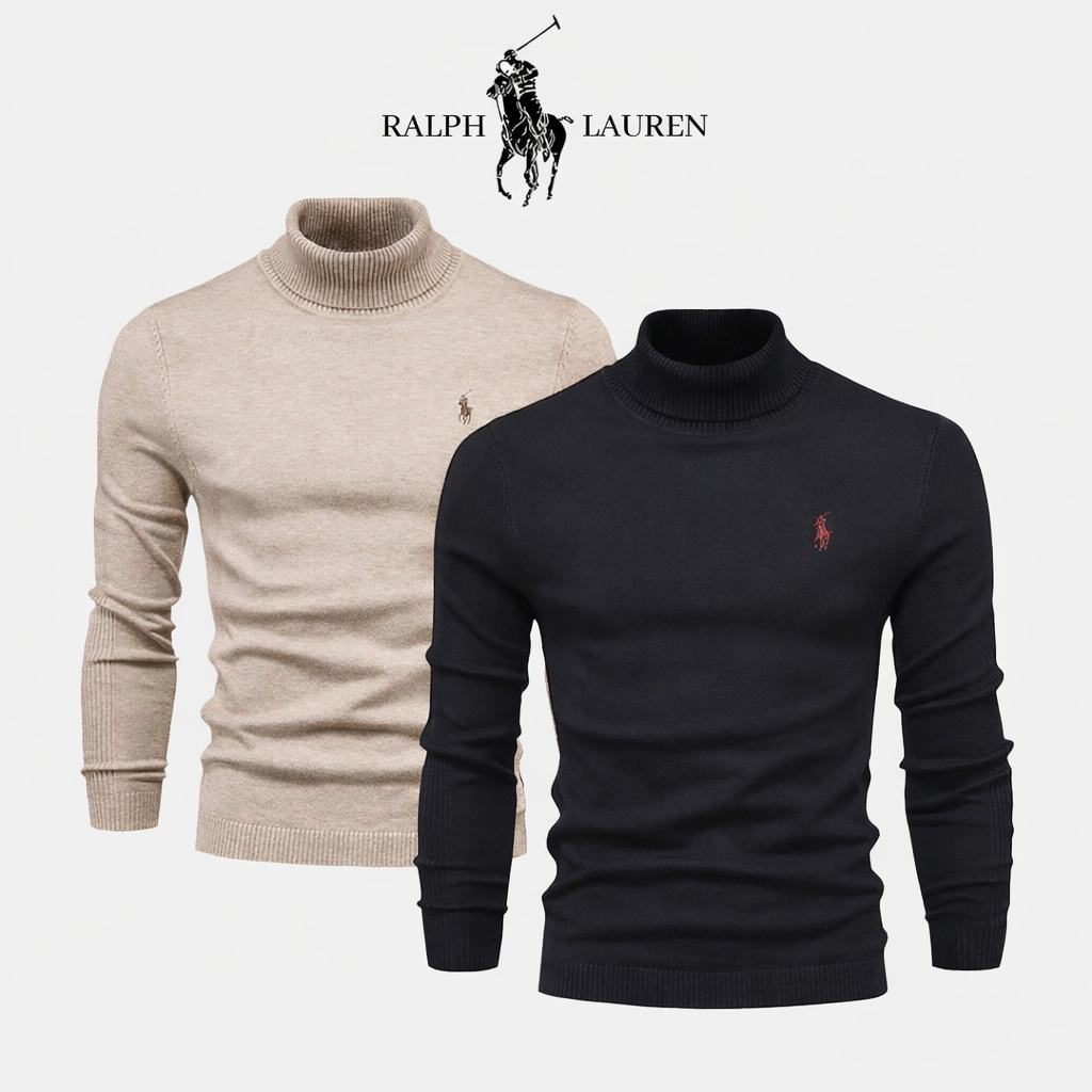 Elegant R&L Turtleneck Sweater 1+1 – Now Available in Clearance Sale!