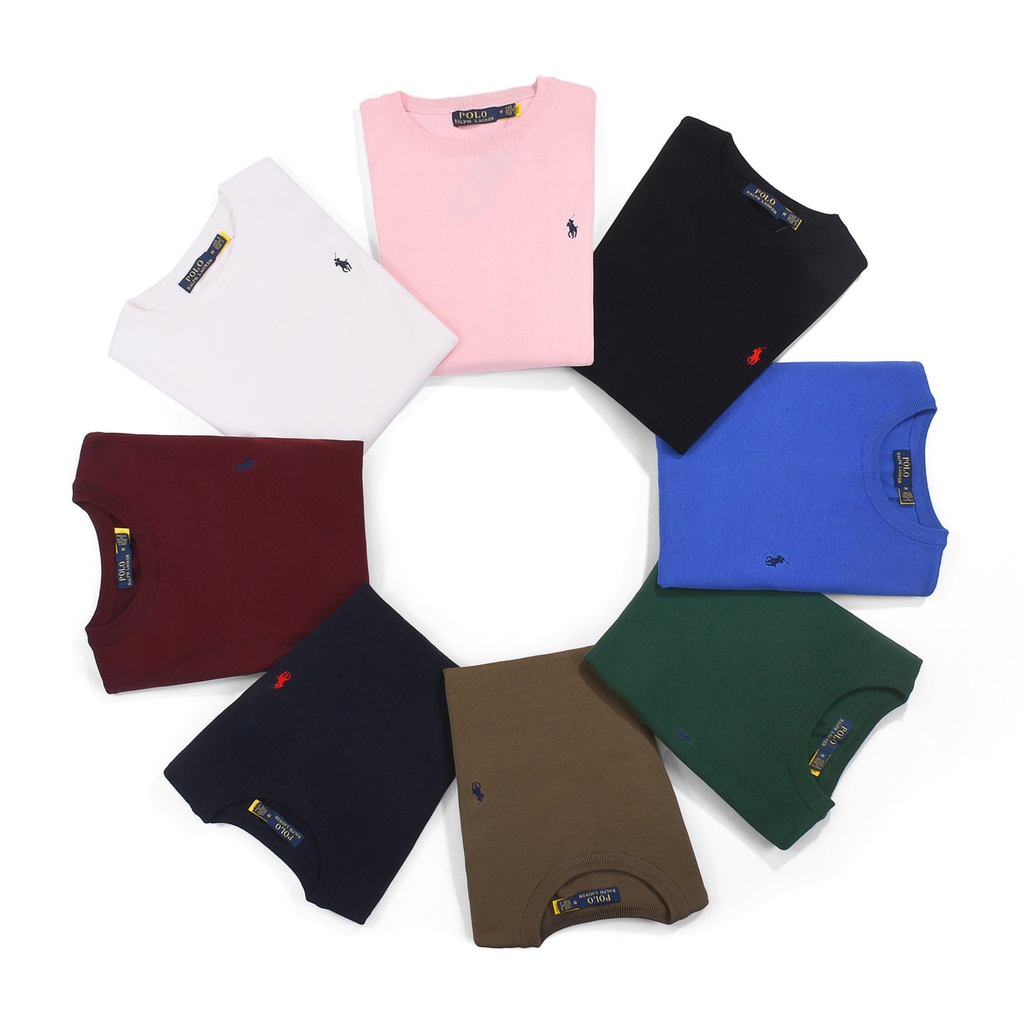 RⅬ Slim Fit Cotton Sweater
