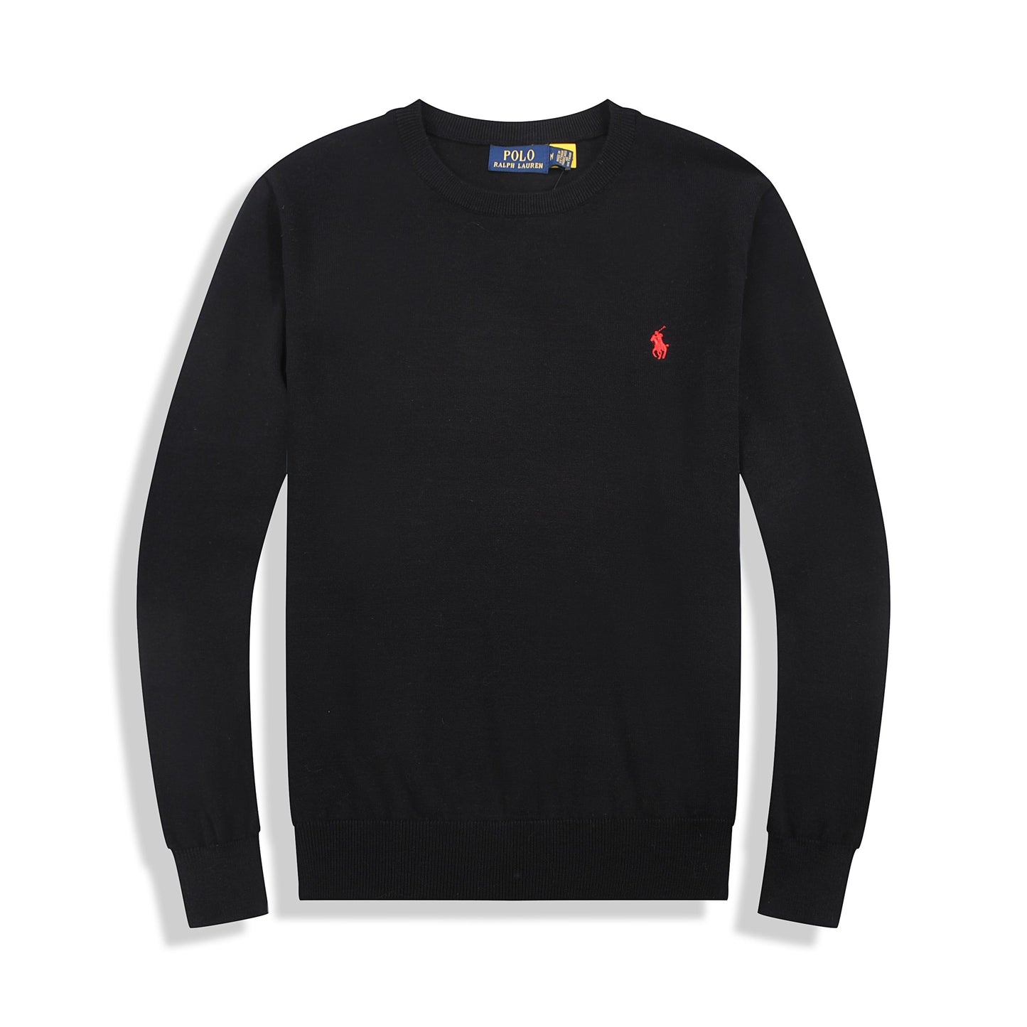 RⅬ Slim Fit Cotton Sweater