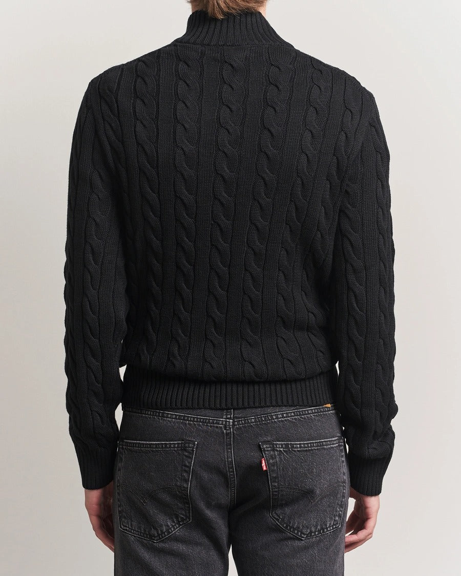 RL | Half-Zip Cable-Knit Cotton Sweaters