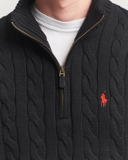 RL | Half-Zip Cable-Knit Cotton Sweaters