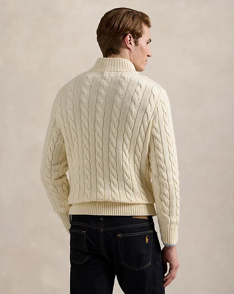 RL | Half-Zip Cable-Knit Cotton Sweaters