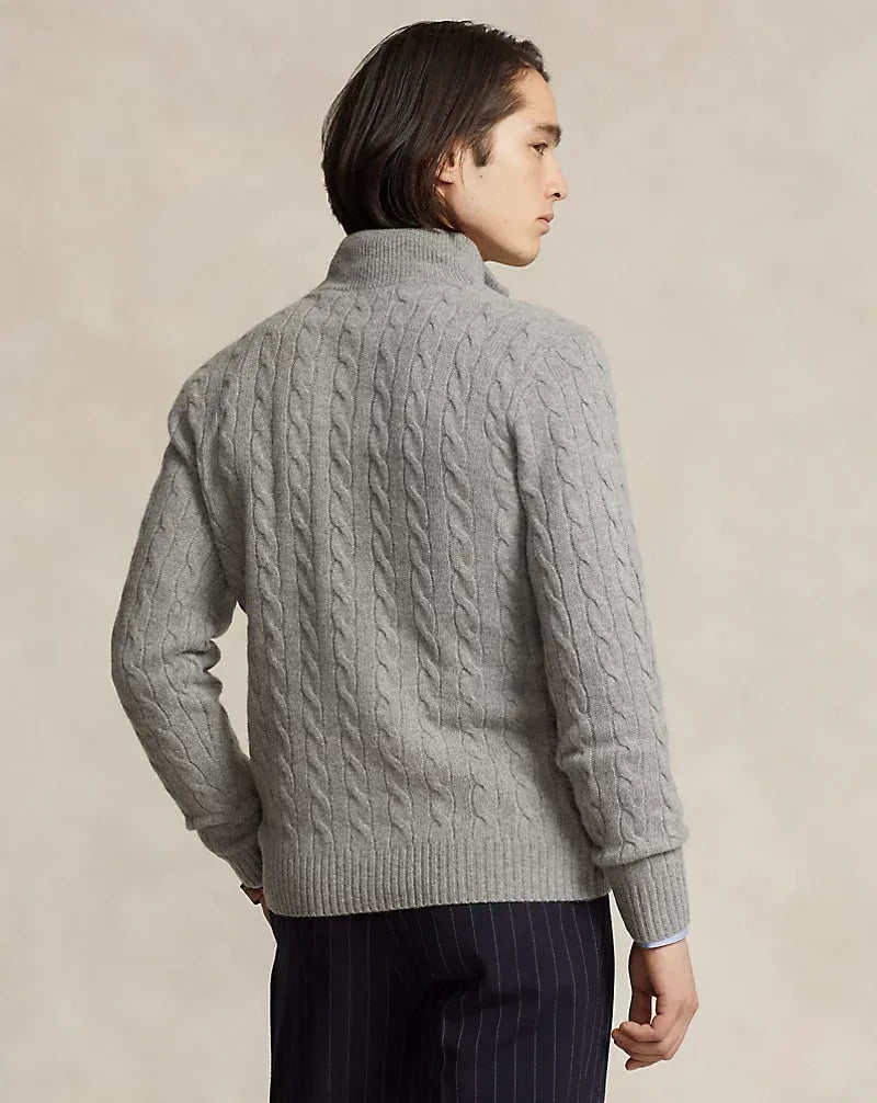 RL | Half-Zip Cable-Knit Cotton Sweaters