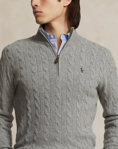 RL | Half-Zip Cable-Knit Cotton Sweaters