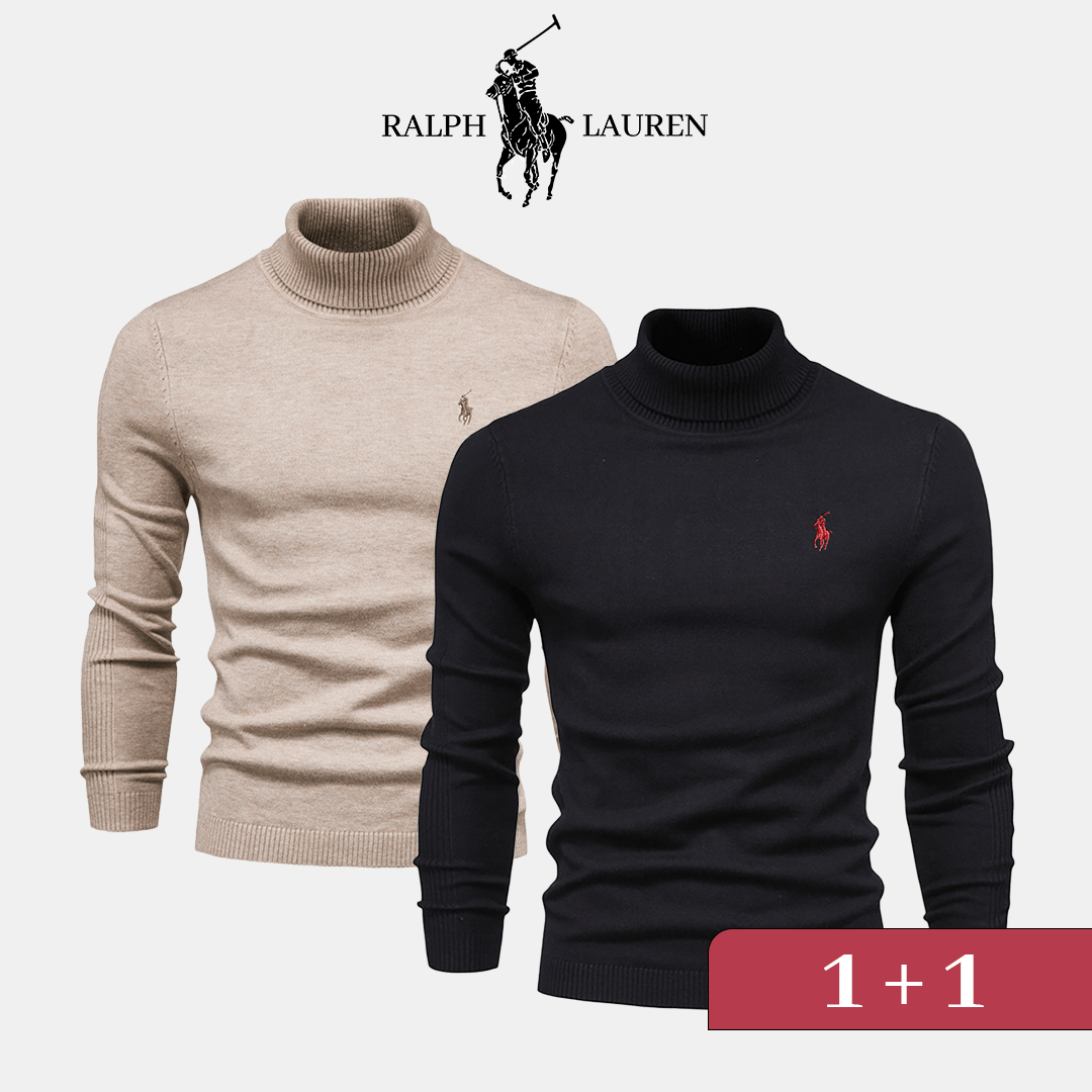 Elegant R&L Turtleneck Sweater 1+1 – Now Available in Clearance Sale!