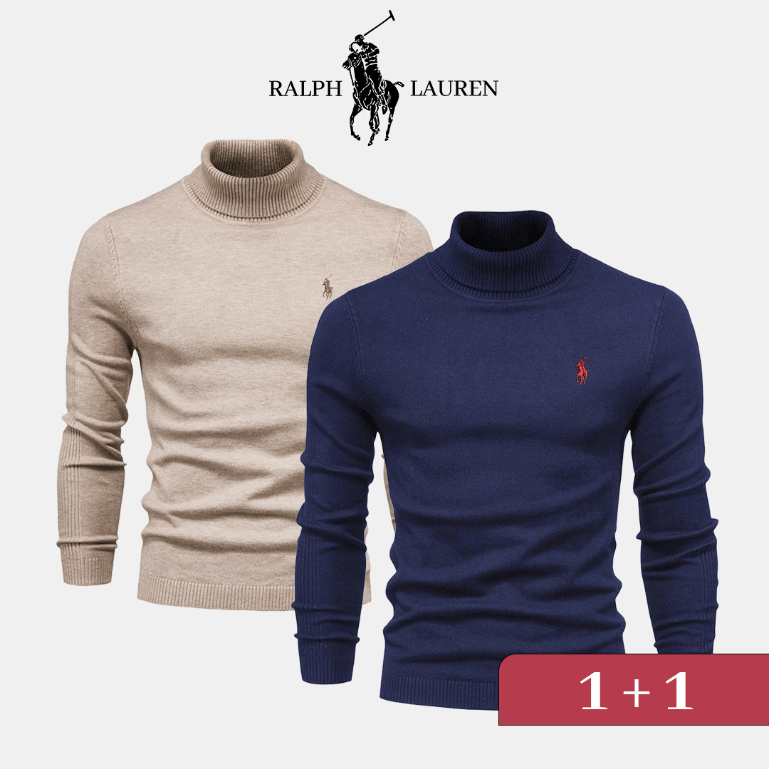Elegant R&L Turtleneck Sweater 1+1 – Now Available in Clearance Sale!