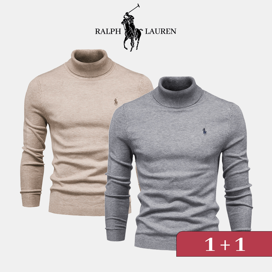 Elegant R&L Turtleneck Sweater 1+1 – Now Available in Clearance Sale!