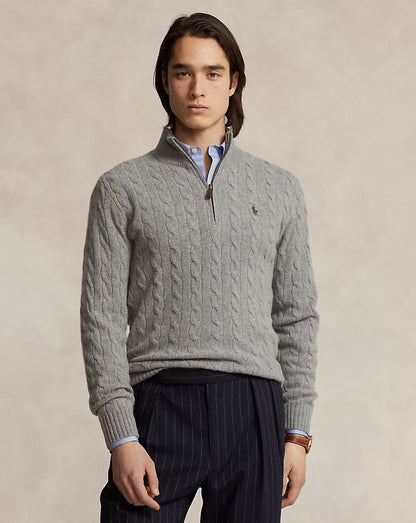 RL | Half-Zip Cable-Knit Cotton Sweaters