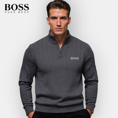 Stylish men's sweater with zipper – now at a special price!