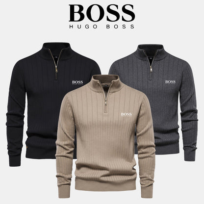 Stylish men's sweater with zipper – now at a special price!