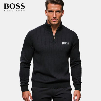 Stylish men's sweater with zipper – now at a special price!