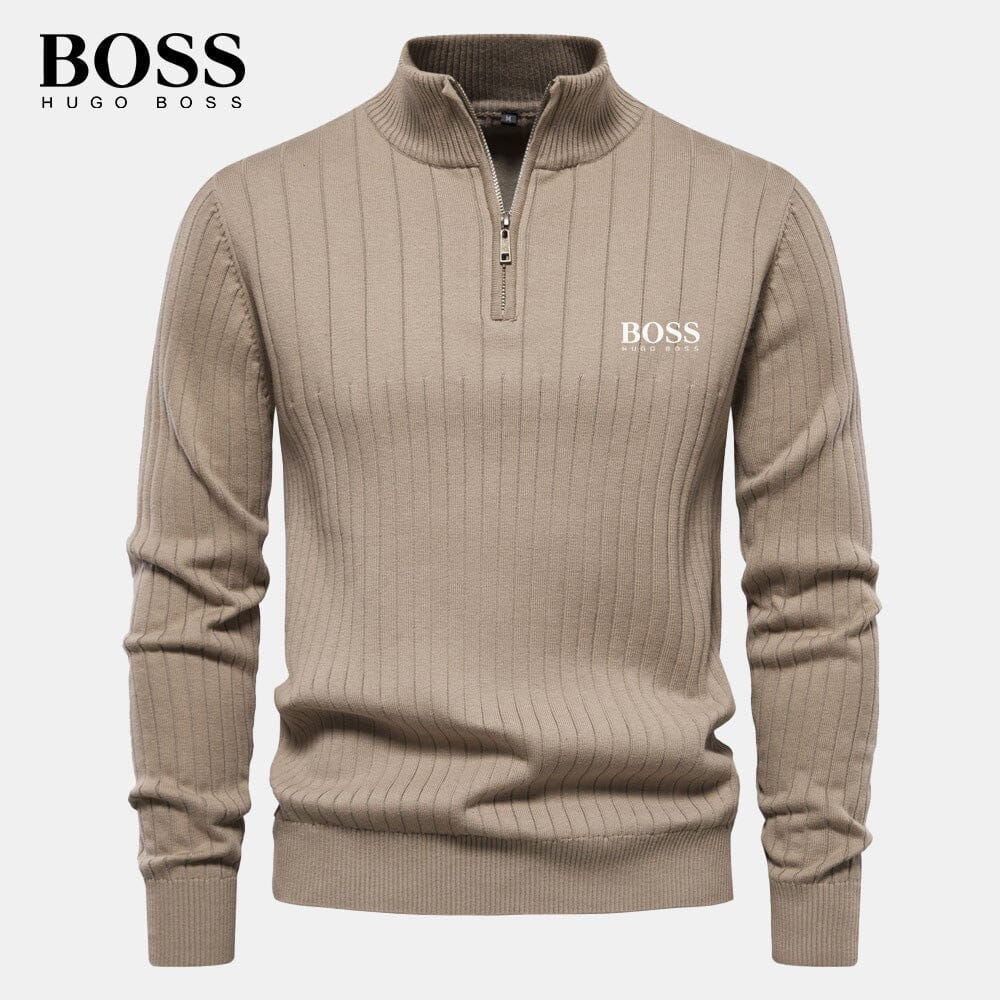 Stylish men's sweater with zipper – now at a special price!