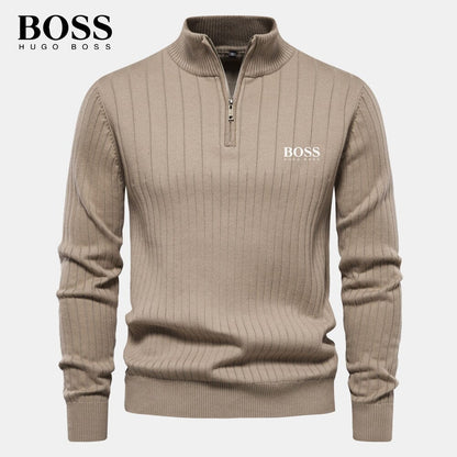 Stylish men's sweater with zipper – now at a special price!