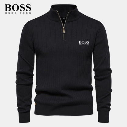 Stylish men's sweater with zipper – now at a special price!