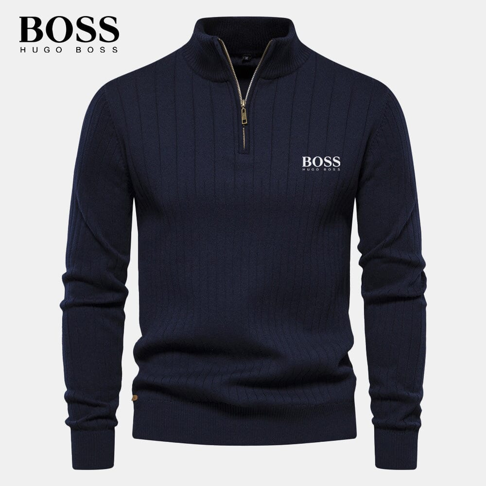 Stylish men's sweater with zipper – now at a special price!