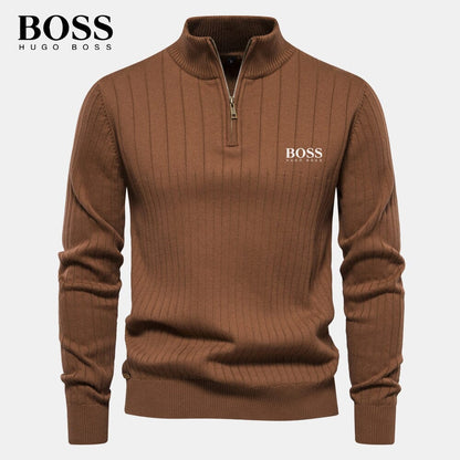 Stylish men's sweater with zipper – now at a special price!