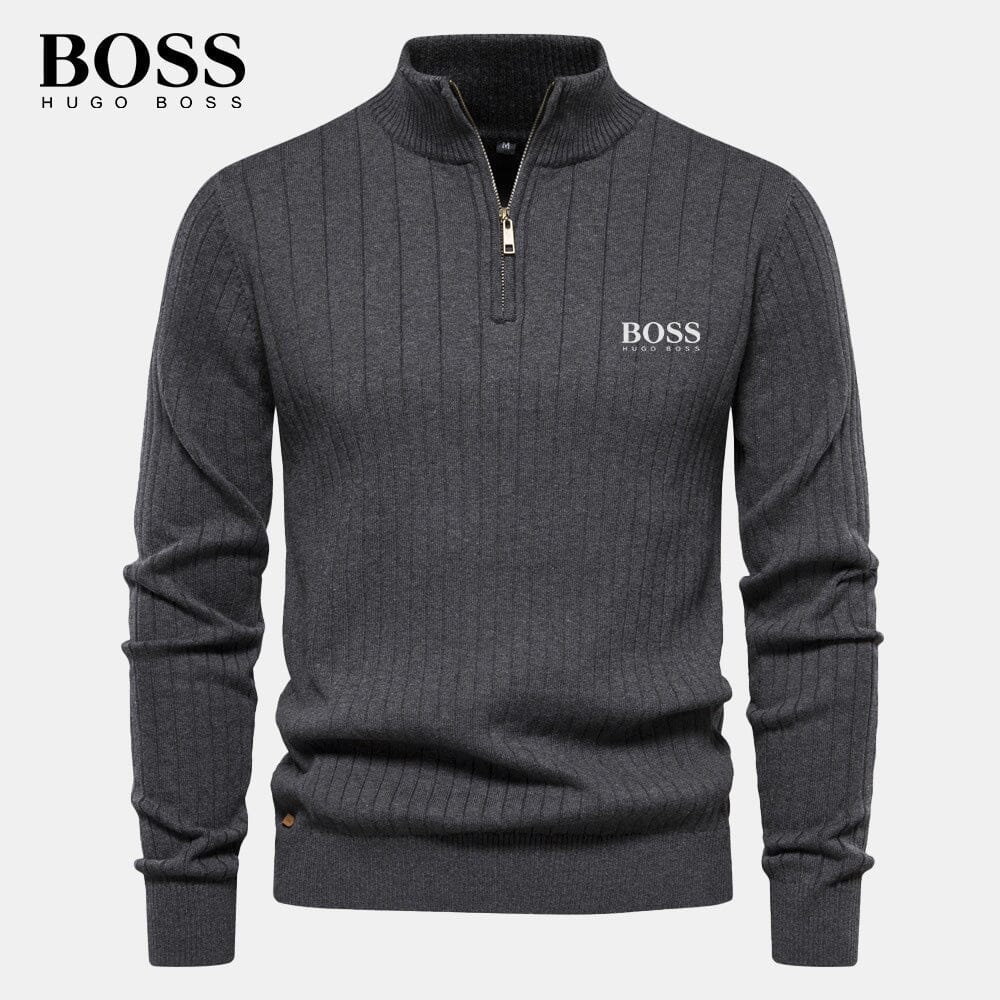 Stylish men's sweater with zipper – now at a special price!