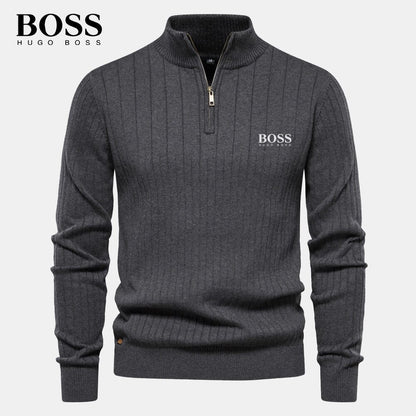Stylish men's sweater with zipper – now at a special price!